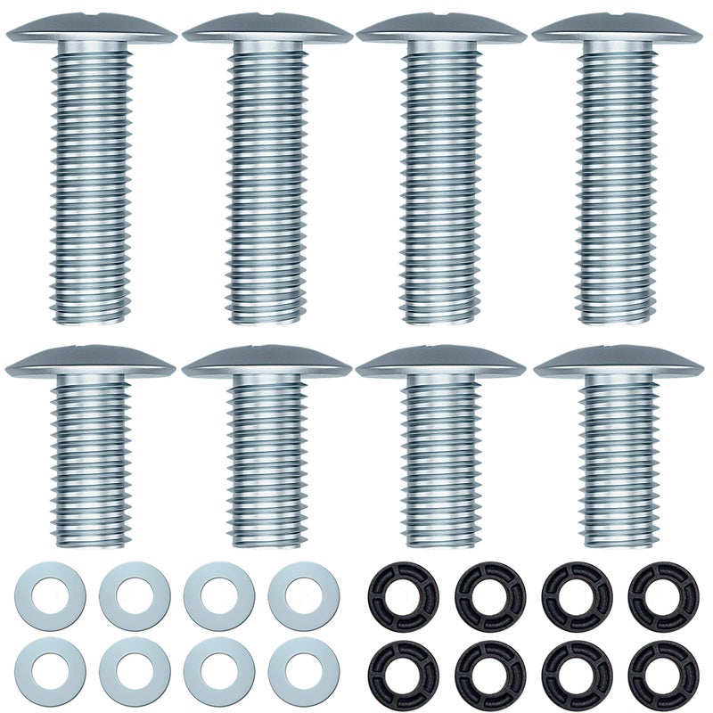 USX MOUNT TV Mounting bolts-M8x 45mm and M8 x 25mm (4PCS) TV Mounting Screws Compatible for Samsung TV with 2.5mm Spacers & 8.5mm Washer - Image 1
